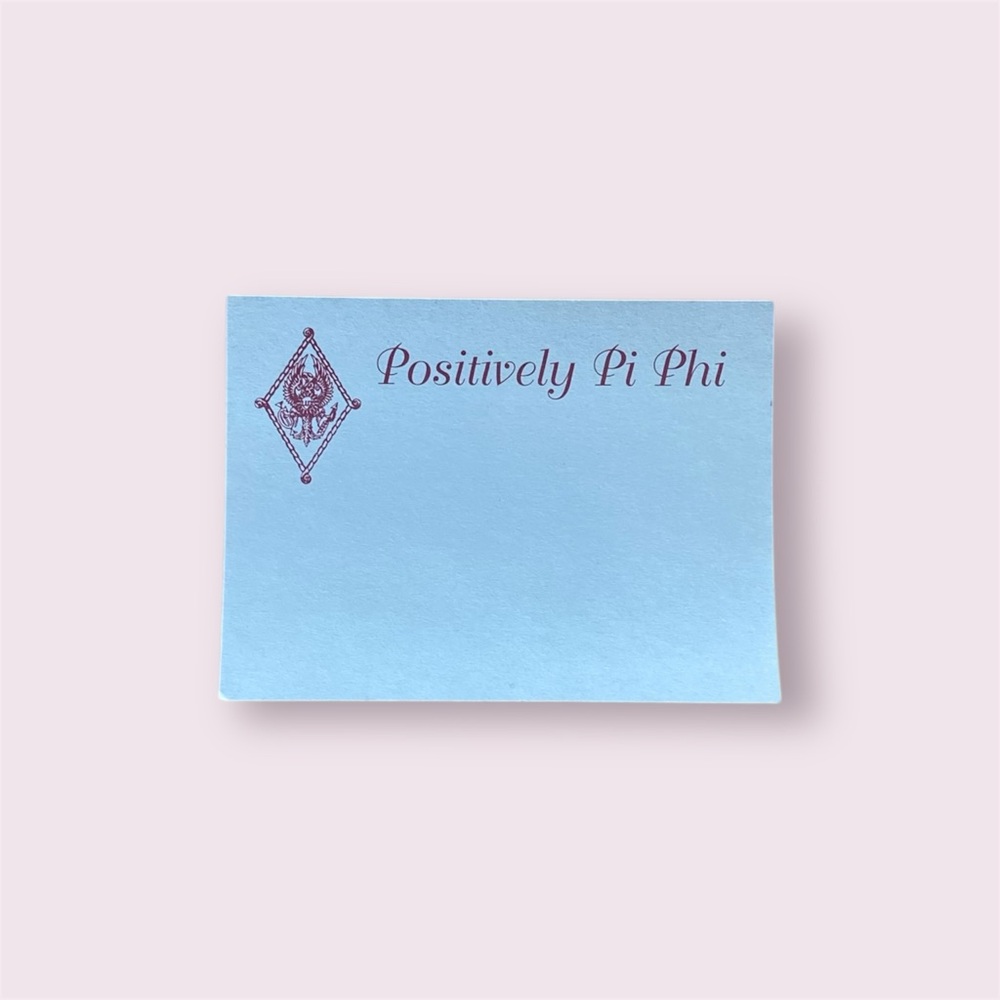 Positively Pi Phi Sticky Notes